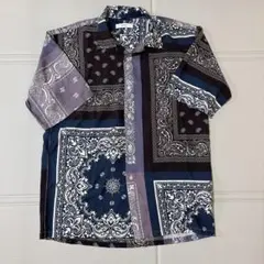 INHERIT シャツ ペイズリー