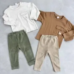 保育園着 묶음 판매 80 90 ユニクロ 男の子 ベビートップス パンツ