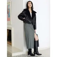 SNIDEL スナイデル バリエシンプルタイトスカート