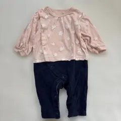 カバーオール 60-70 星柄　薄手