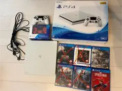 美品 PlayStation 4 ホワイト 500GB 本体CUH2100A
