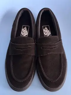 VANS スエード ペニーローファースニーカー ブラックのサムネイル