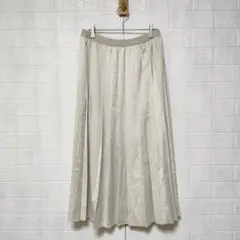 アシンメトリー プリーツスカート　(L)　ユニクロ　UNIQLO
