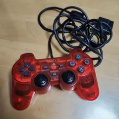 PS2 純正アナログコントローラー デュアルショック2 クリムゾンレッド