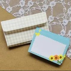 【匿名配送】父の日 封筒付き メッセージカード10組セット ハンドメイド