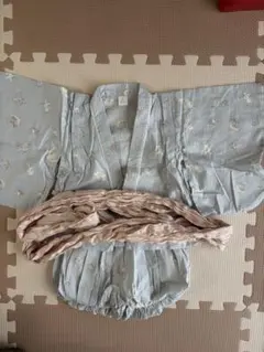浴衣ドレス90cm 帯付き