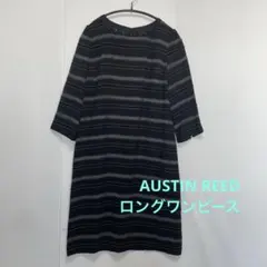 美品　AUSTIN REED　ビジュー カット ワンピース 40 フレア