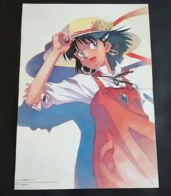当時もの】不思議の海のナディア B2ポスター ネモ エレクトラ 貞本義行
