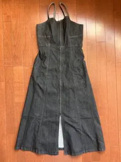 ジップアップ デニム ワンピース　moussy AZUL マウジーのサムネイル