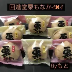 [岩谷堂羊羹の回進堂]v栗もなか赤あん4個✖︎白あん4個 和菓子のサムネイル