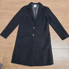 LOWRYS FARM　チェスターコート　ブラックS