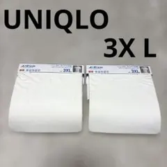 UNIQLO AIRism エアリズムクルーネック半袖Tシャツ白 3XL