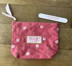 L'OCCITANE ロクシタン ポーチ 爪やすり セット ピンク ノベルティ