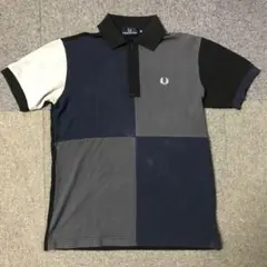 フレッドペリー パネルクレイジーパターンポロシャツ  Sサイズ
