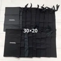 シャネル　保存袋　巾着　靴 シャネル CHANEL 保存袋 2枚セット パンプス入れ ブランドロゴ