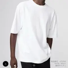 新品ユニクロエアリズムコットンオーバーサイズTシャツXL