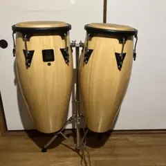 LP Aspire コンガセット 10\"&11\" スタンド付き 中古美品 手渡 LP Aspire コンガセット 10