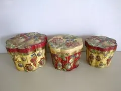 パンチスタジオpunchstudio花型box3個セットゴールデンオーナメント