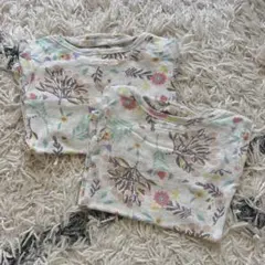 オーシャンアンドグラウンド　ベビー　ロンパース　双子　姉妹　年子