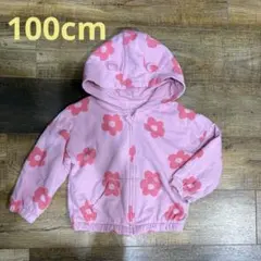 next 花柄ピンク パーカー　3-4y 100cm