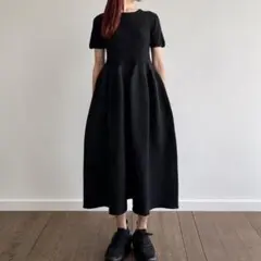 UNITED ARROWS ペプラム ショートスリーブ ワンピース - メルカリ