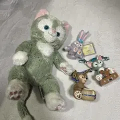 ディズニーシー　ジェラトーニ　ぬいぐるみ　ステラルーキーホルダー　スナックケース