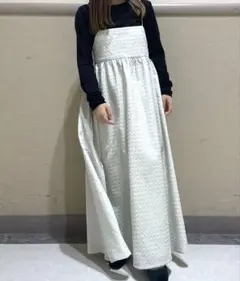 キャミワンピース　ローリーズファーム　ホワイト　春