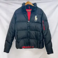 美品 希少 ✨️ ポロラルフローレン ビッグポニー中綿ジャケット ダウン L相当 POLO Ralph Lauren (ポロ ラルフローレン) ドイツモデル ビッグ