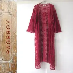 alicia PAGEBOY／ページボーイ★　レース　羽織り　ロングカーディガンのサムネイル