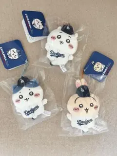 お顔厳選‼︎ ちいかわ MLB マスコット ドジャース 3体セット