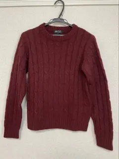 BEAMS ケーブルニットセーター Sサイズ