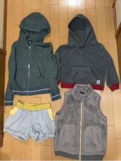 4点アンダーカバーUNDER COVERユニクロUNIQLOパーカーベストパンツ