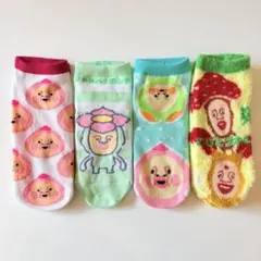 こびとづかん　レディースソックス　4足セット