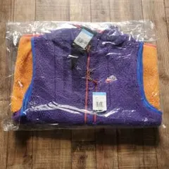 Nike フリース　ボア　ベスト M 紫/オレンジ