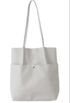 ジゼル　トートバッグ　ライトグレー