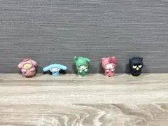 【サンリオキャラクターズ むぎゅぎゅ!パーカーフィギュア】全5種セット
