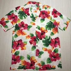 103476 ハワイ製 TWO PALMS アロハシャツ 白ほか - メルカリ