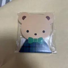 新品　未使用　familiar クマ型メモ帳