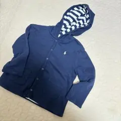 【ラルフローレン】パーカー　ネイビーボーダー