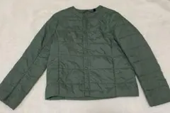 UNIQLO キッズ ウルトラライトダウン　ダウンパーカー　130cm カーキ