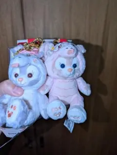 上海Disney StellaLou LinaBell ぬいぐるみバッジのサムネイル