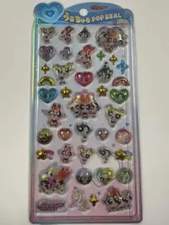 【うるちゅる正規品　未開封】パワーパフガールズ ポップシール シールシート