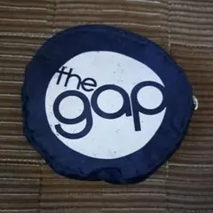 GAP 旧ロゴ 小文字gap折り畳みエコバッグ　ネイビーのサムネイル