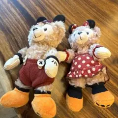 ダッフィー シェリーメイ ミキミニ ぬいぐるみバッジ - メルカリ