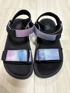 ZARA キッズ サンダル 32 マルチカラー 20.3cm