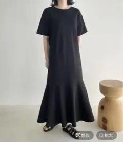 バックオープンフレアワンピースのサムネイル
