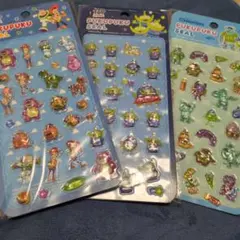 トイ・ストーリー　モンスターズインク PUKUPUKUシール 3セット