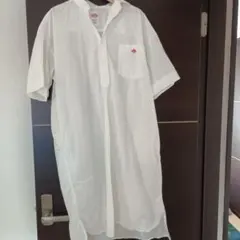 DANTON ホワイト シャツワンピース 36　ダントン