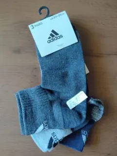 新品　未使用　adidas ソックス 3足セット 23-25cm アディダス