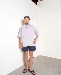 MOAT SWEAT PAINTER SHORTS ペインターショーツ　ネイビーのサムネイル